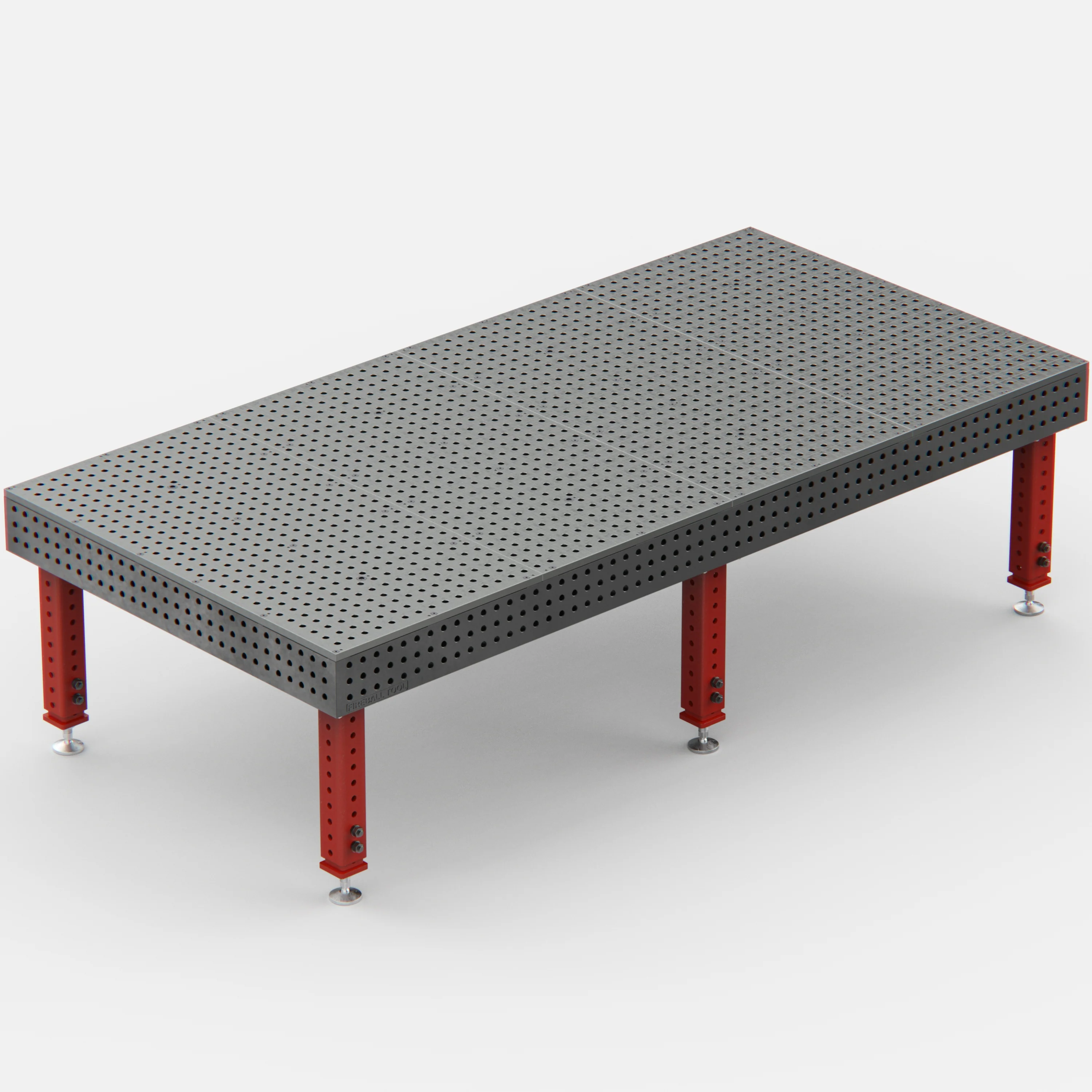 Steel Top X-Frame Welding Fixture Table, 10.16' x 5' (122" x 60" x 8") - Image 11