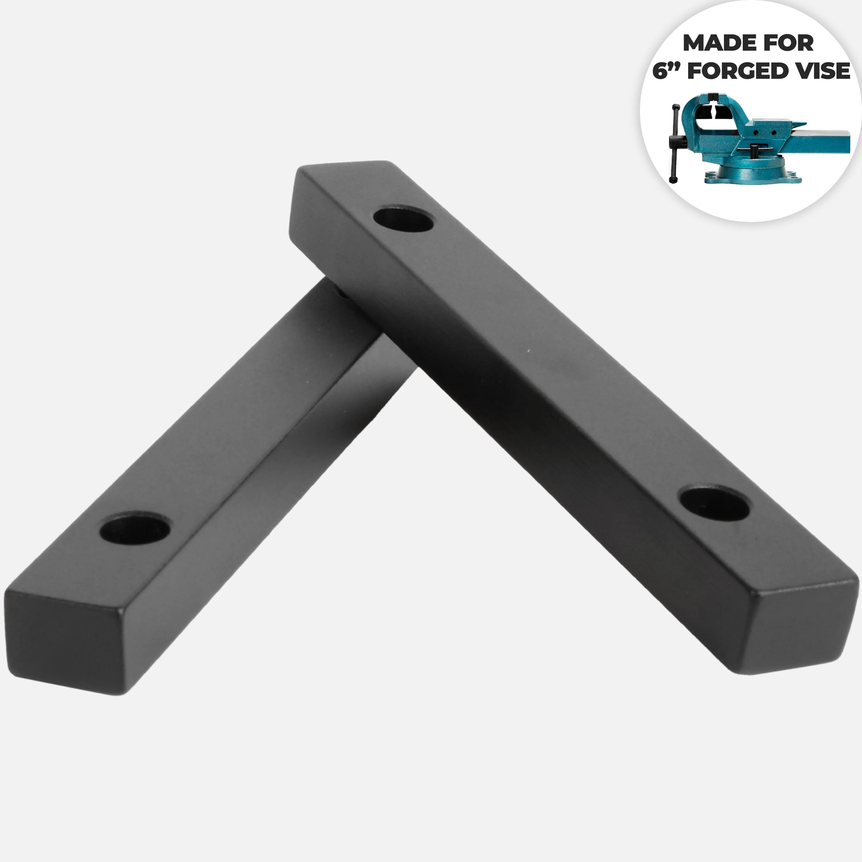 Aluminum Vise Jaws for Blue Forged Vise (Pair) - Image 3