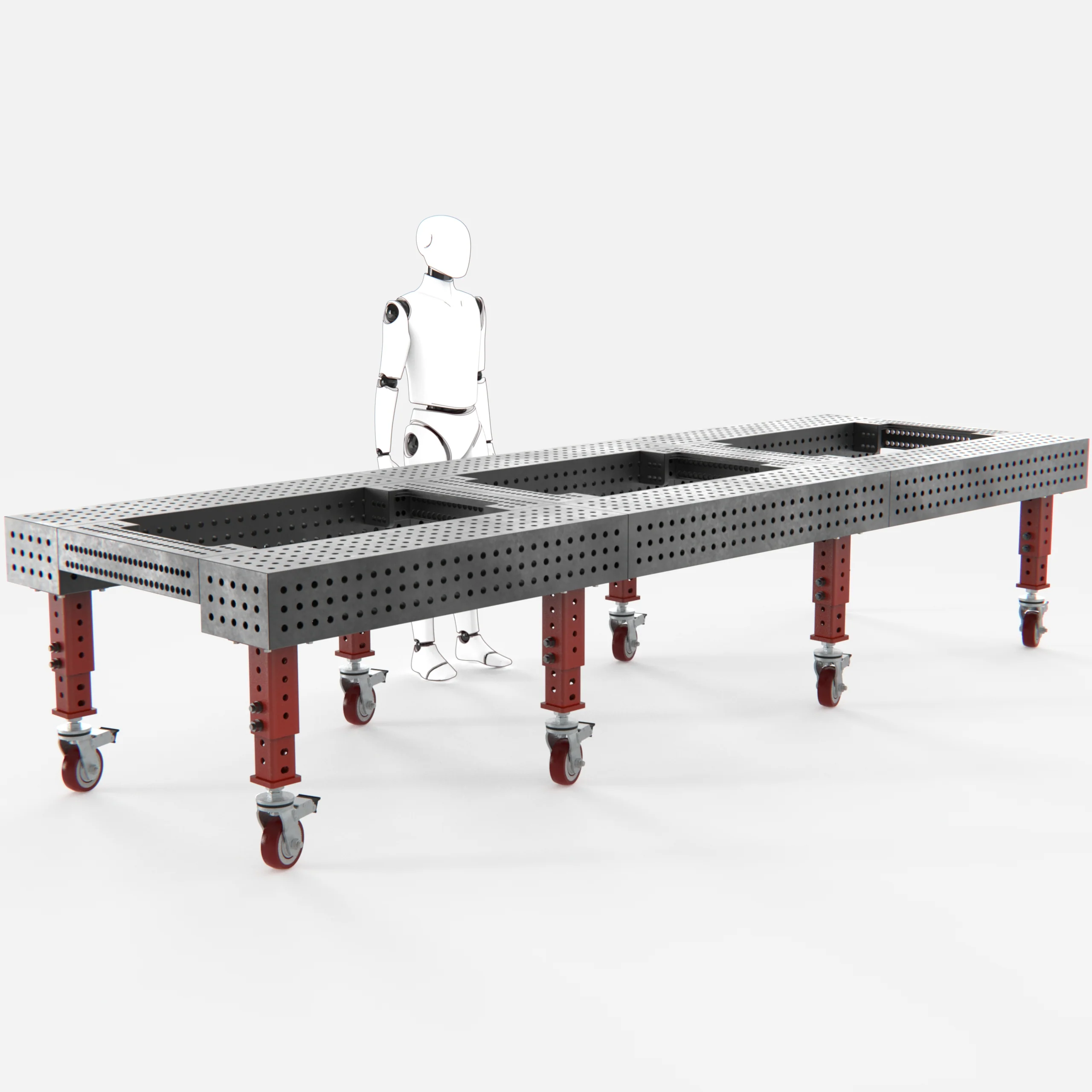 Chassis Block Welding Fixture Table 13.5' x 4.3' (162" x 52") - Image 8