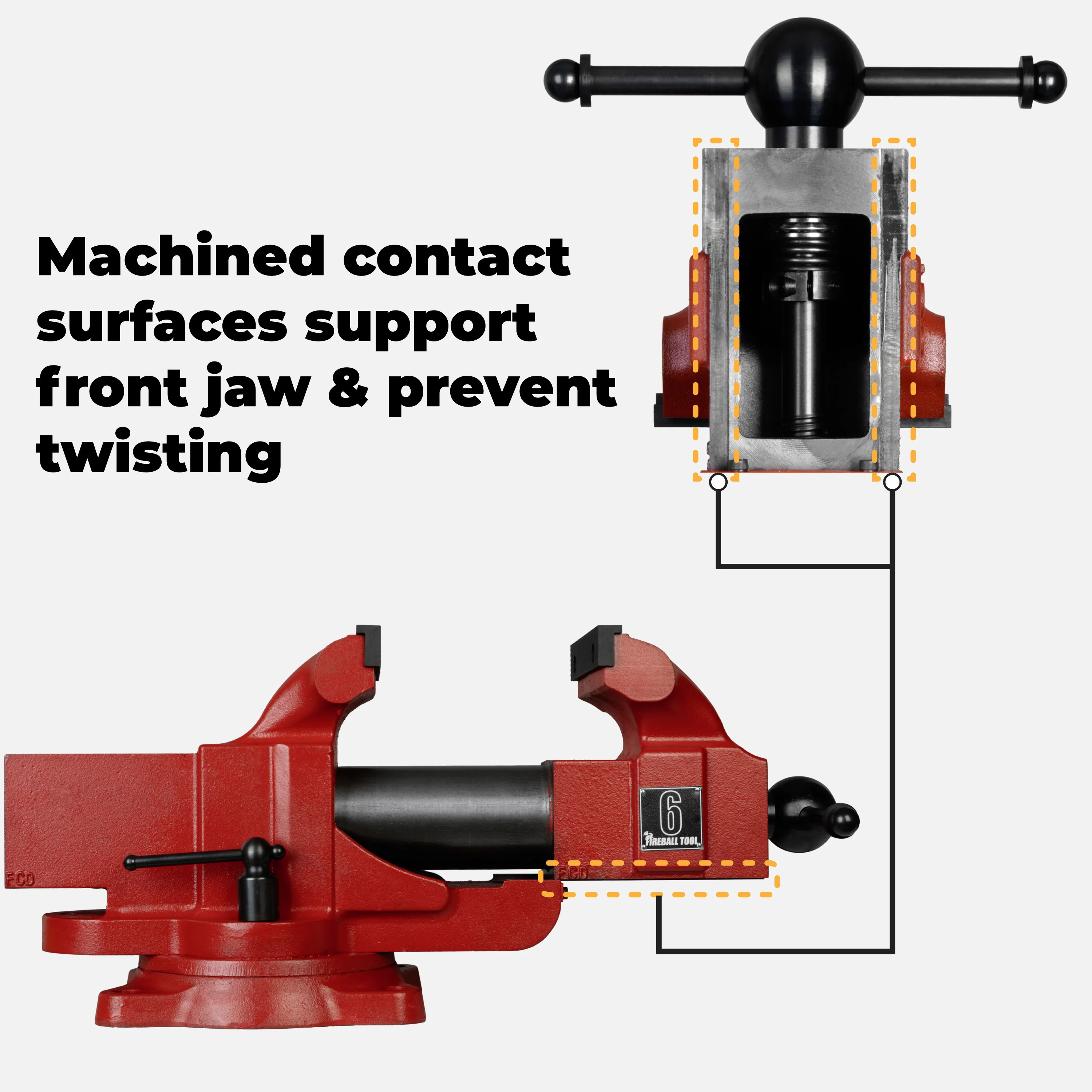 6.5" - Compact Hardtail Vise - Image 7