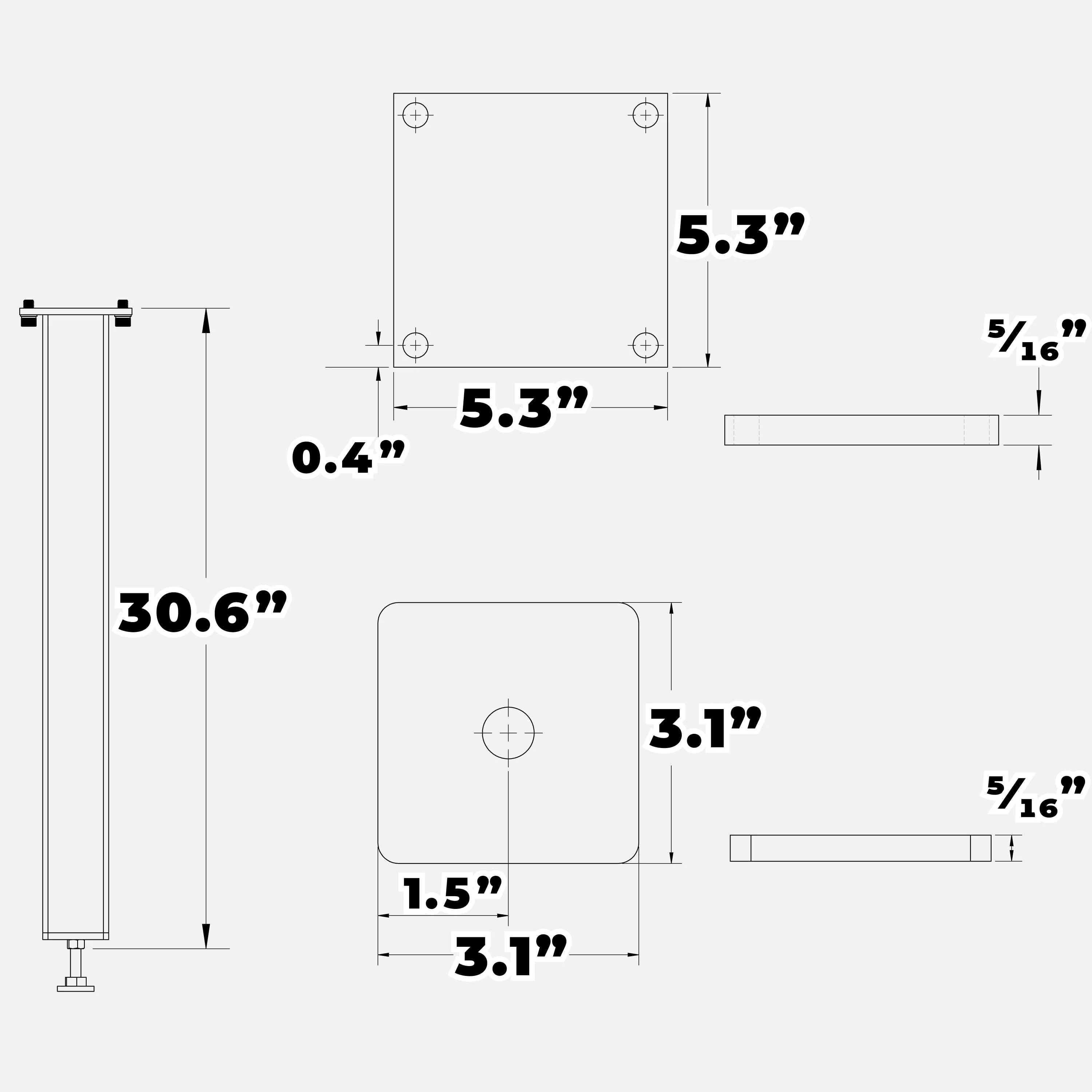 DIY Legs for Dragon Wagon & Pro Tables, 4-IN-1 - Image 6