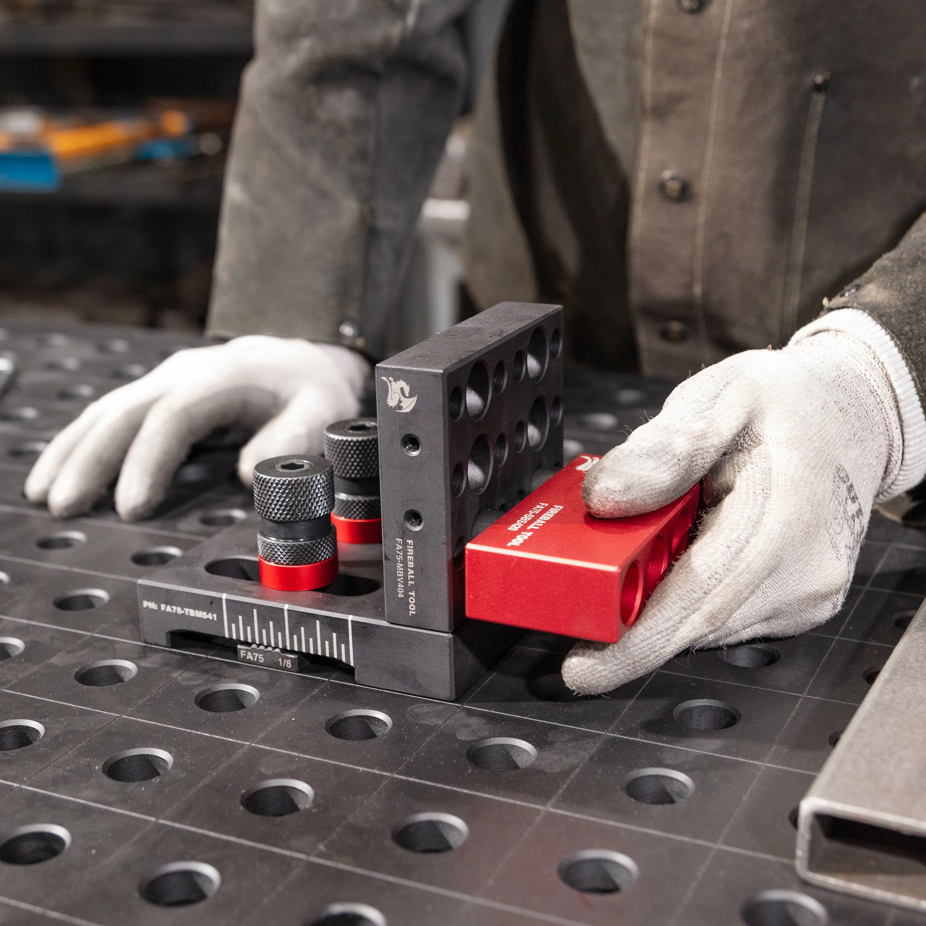 Double Row 3.5x4 Riser Block, 3/4" System - Image 4