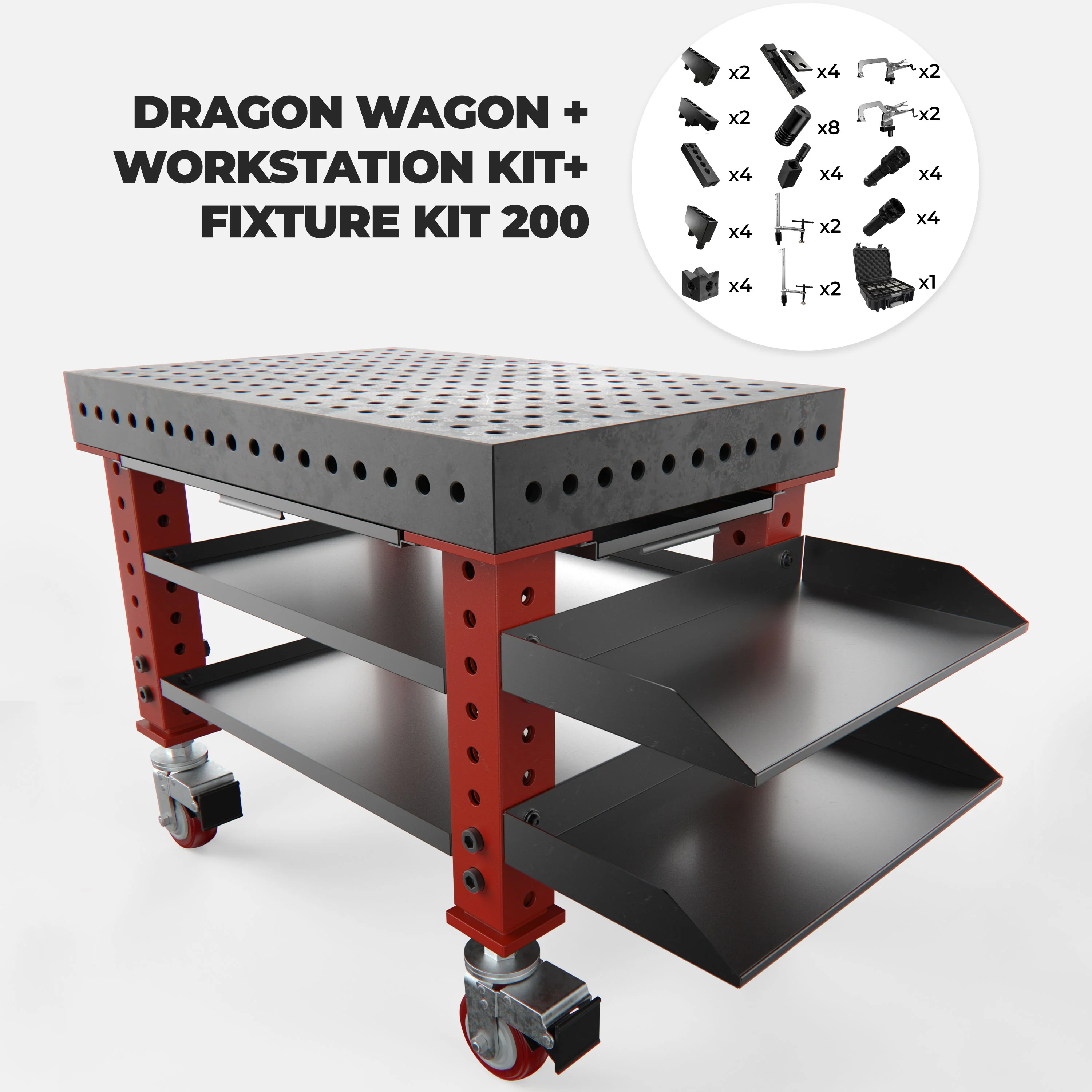 Dragon Wagon Welding Fixture Table 3' x 2' (36" x 24" x 4") - Image 18