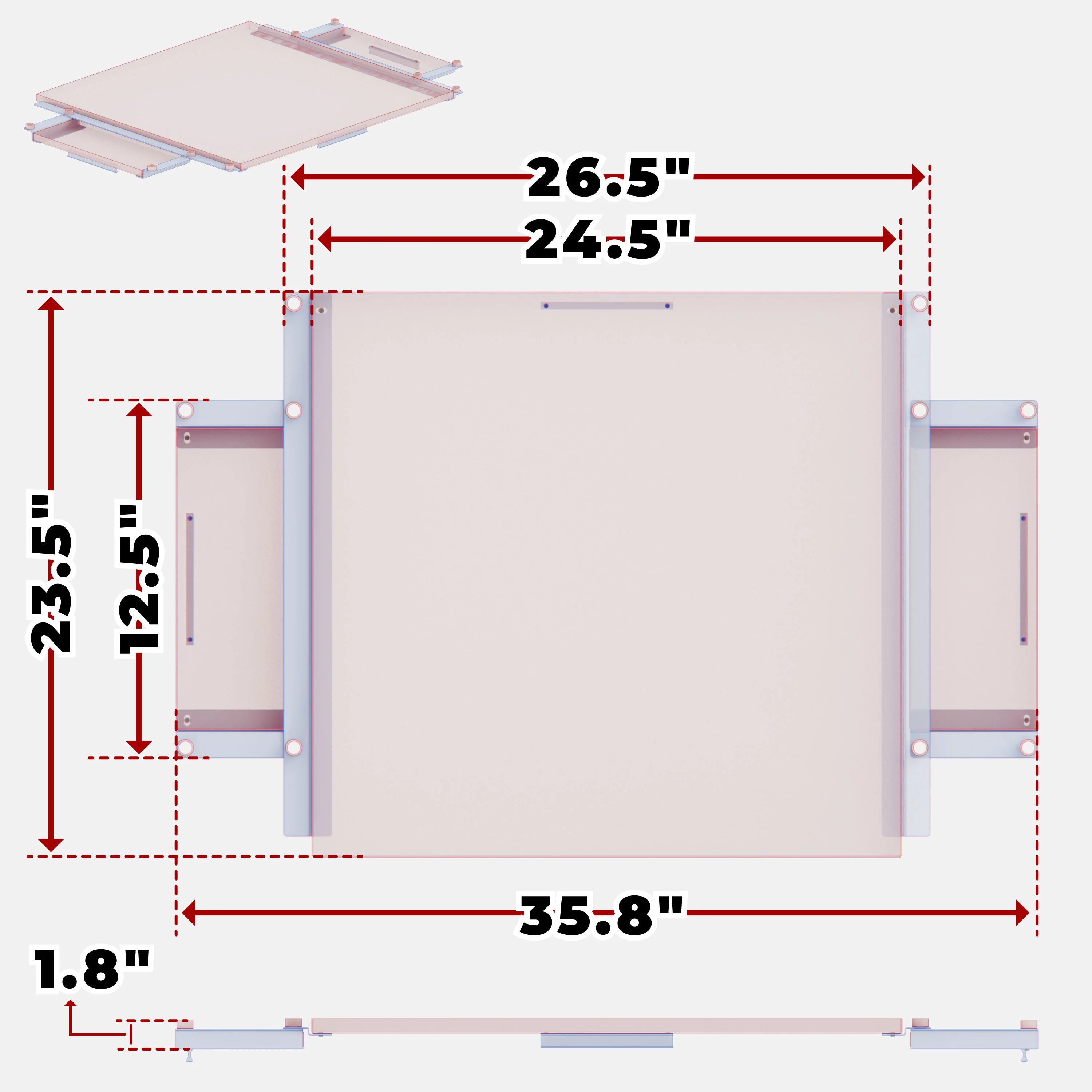 Dragon Wagon Welding Fixture Table 3' x 2' (36" x 24" x 4") - Image 49