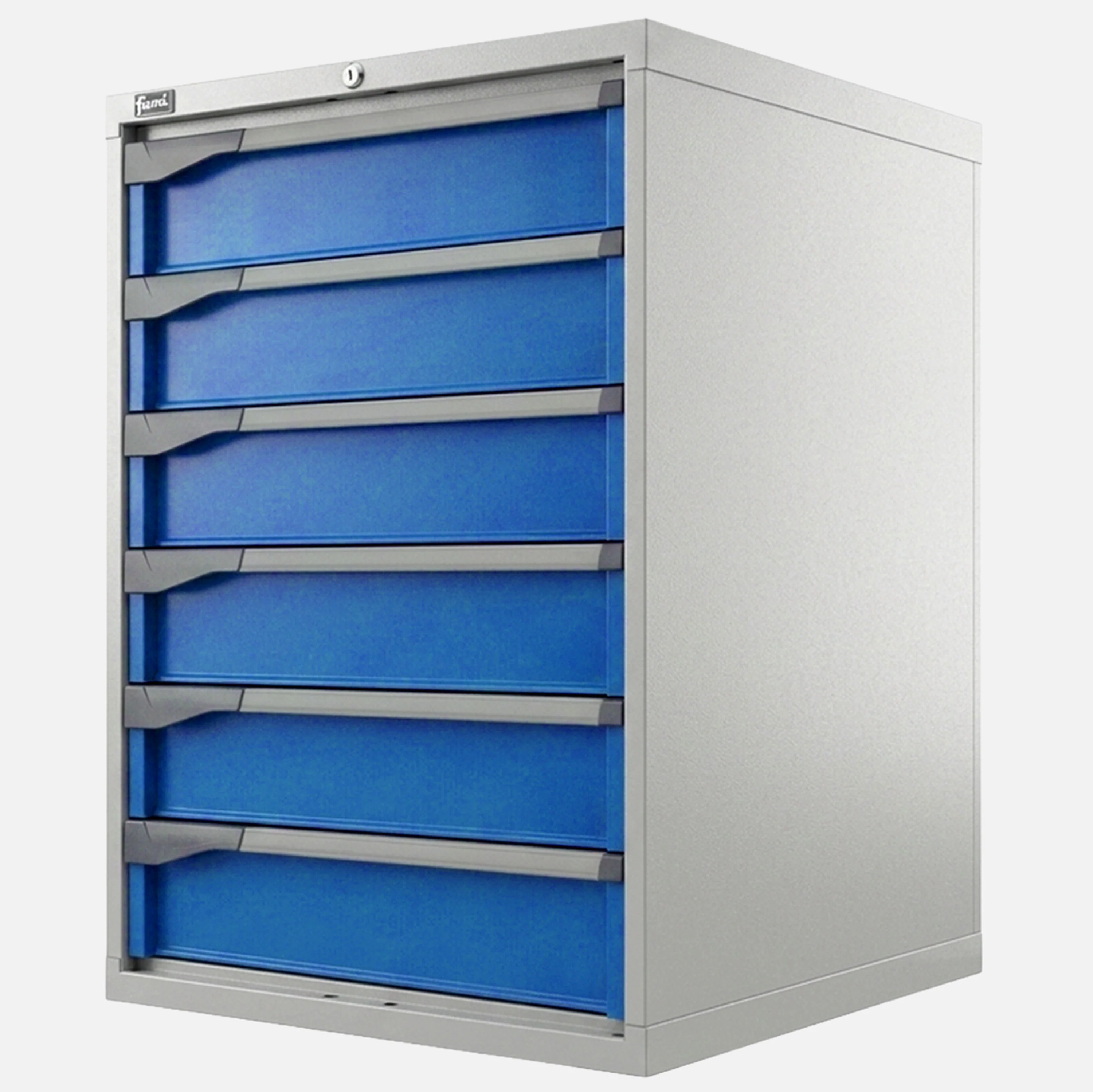 28" W x 28" D - Fami Modular Drawer Cabinet w/Lock - Blue/Gray - Image 11