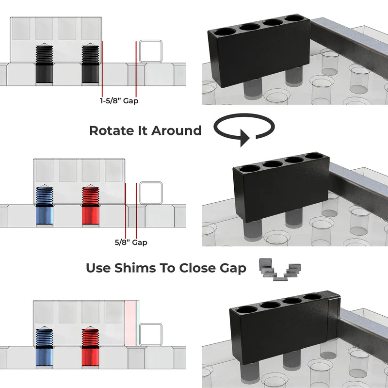 Fence Block (4"x1"x2") - 16mm System - Image 5
