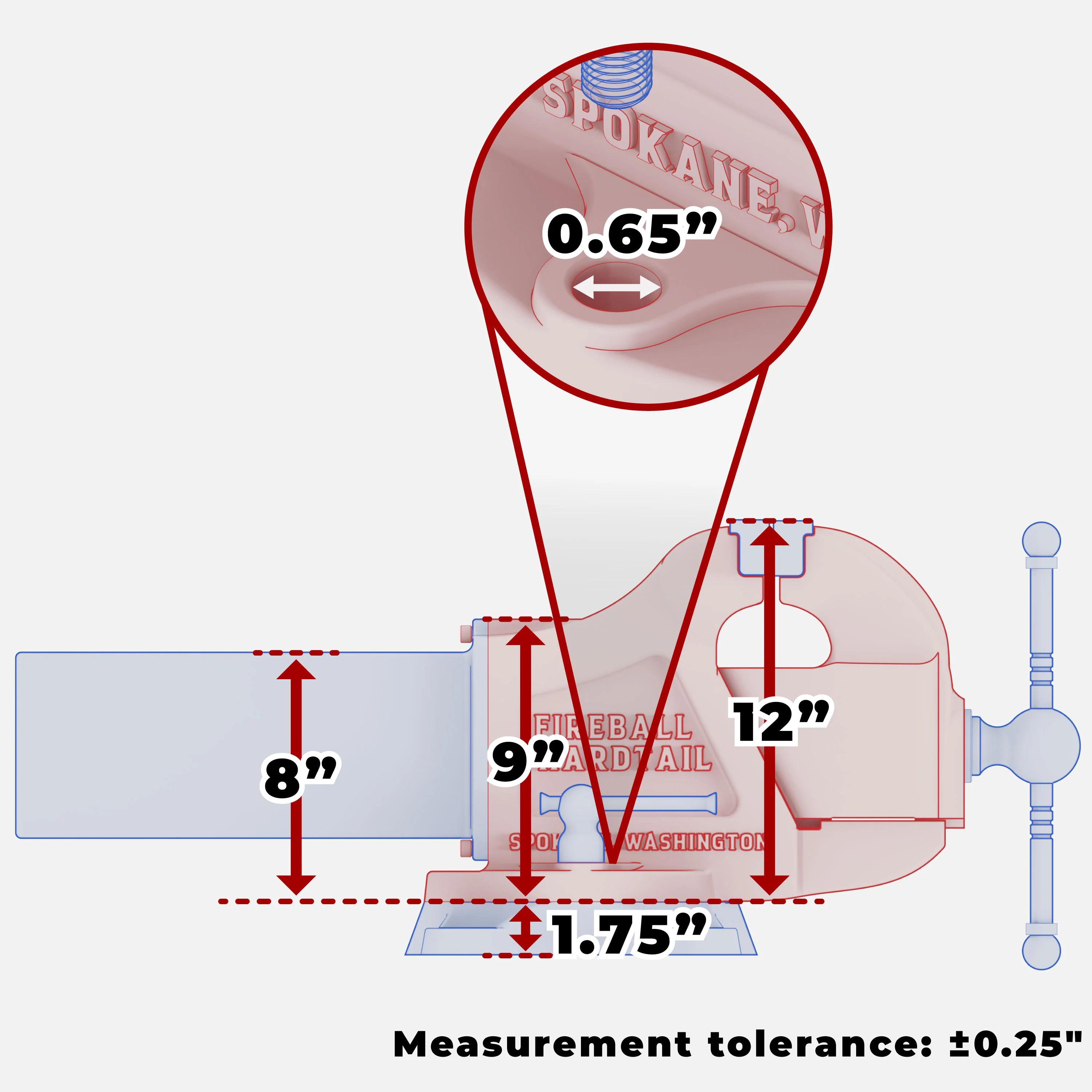 6.5" - Hardtail High Pressure Vise - Image 24