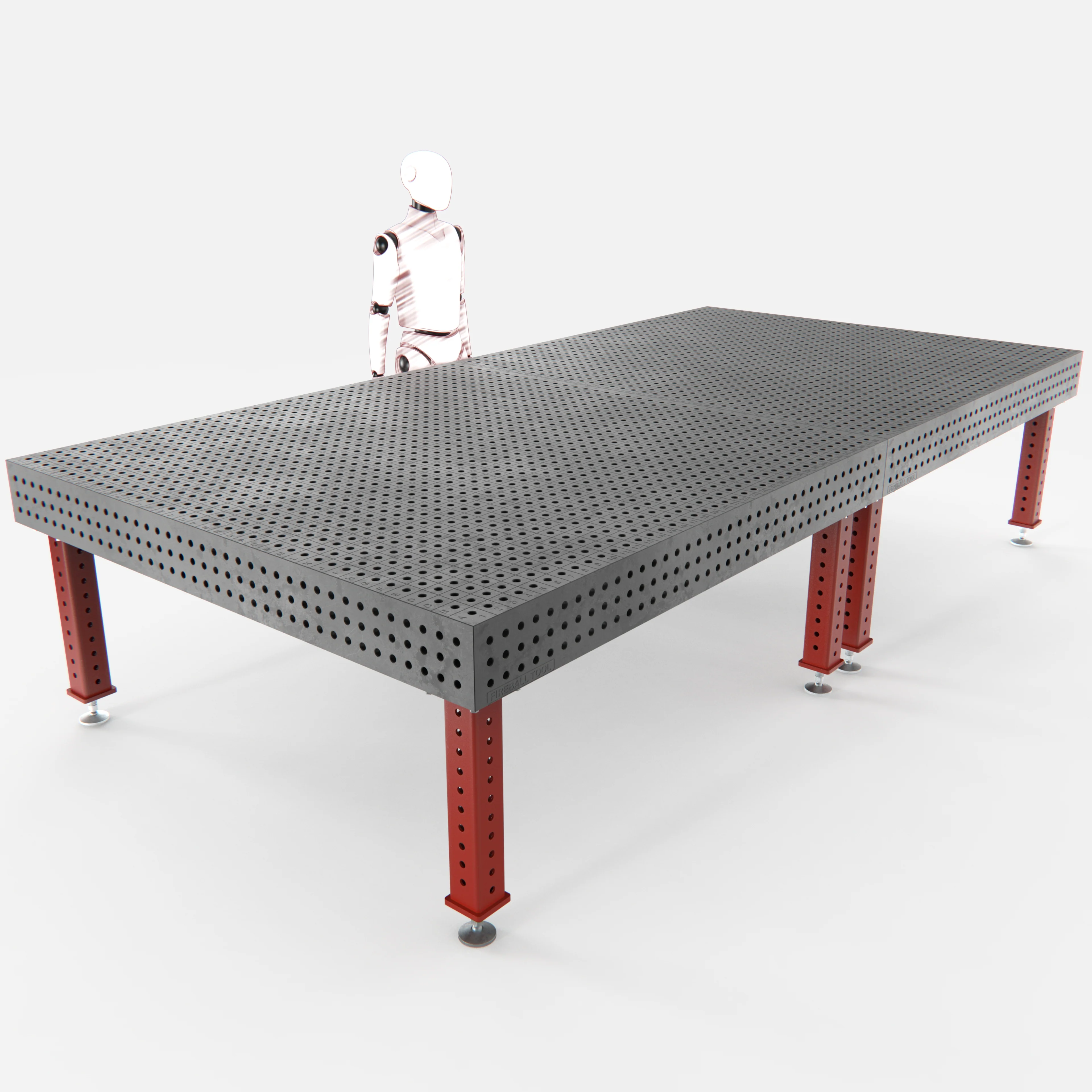 HD Welding Fixture Table Duo, 13' x 6.5' (156" x 78" x 8") - Image 5