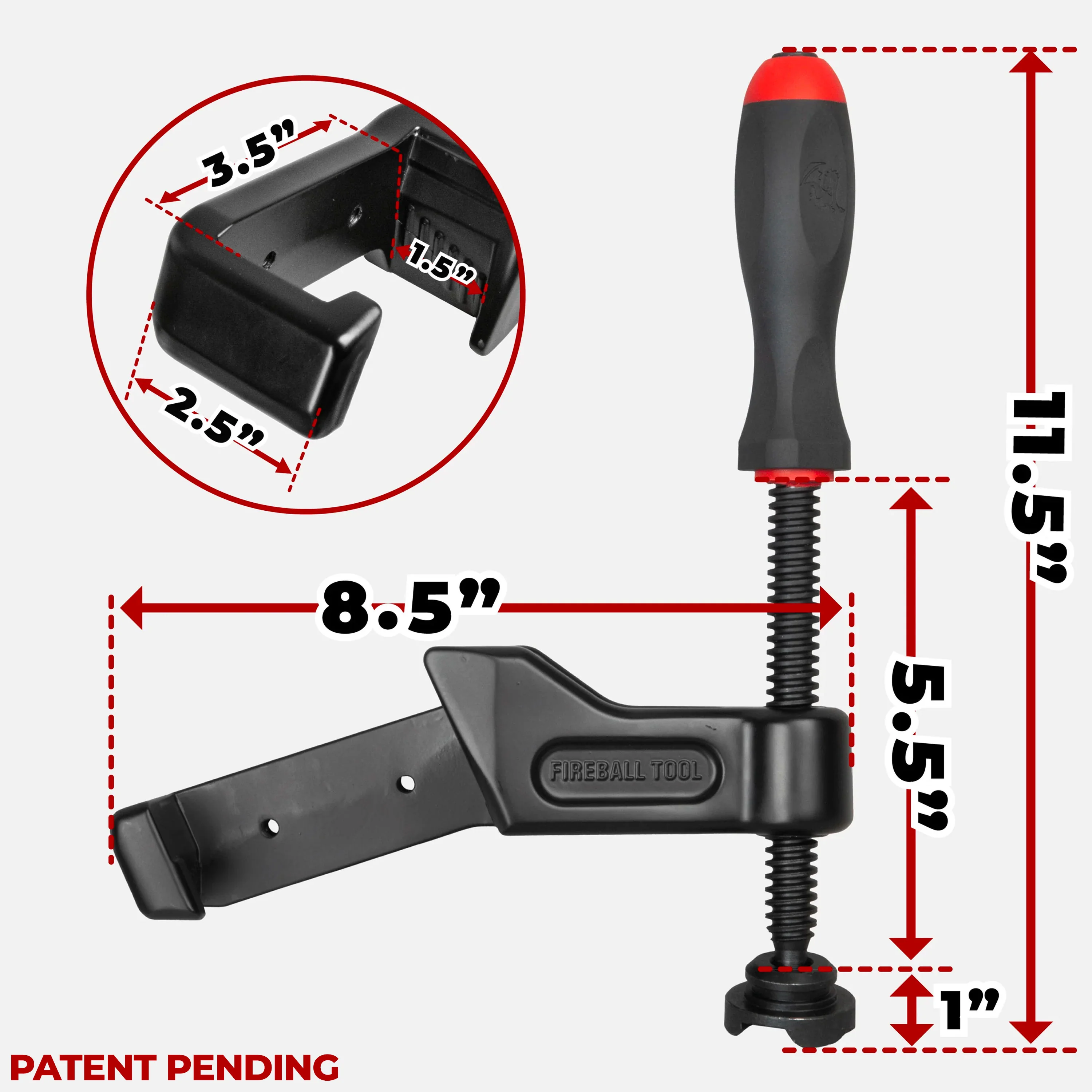 Lumber Maximus Clamp 2" x 4" (Single Clamp Set) - Image 3