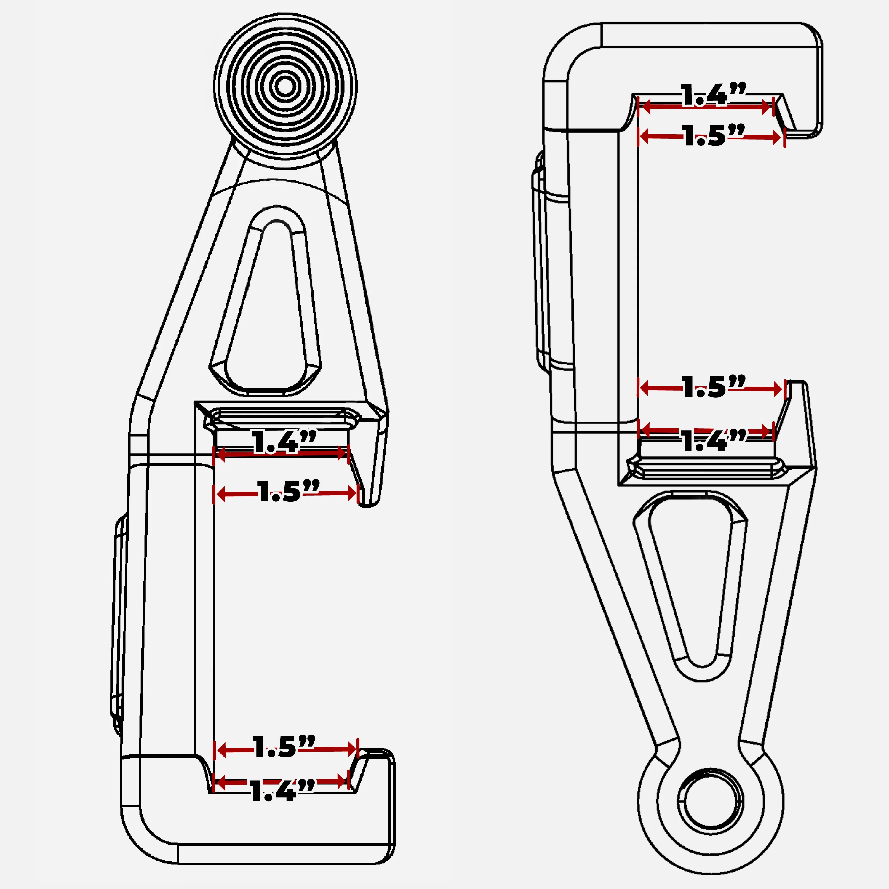 Lumber Maximus Clamp 2" x 4" (Single Clamp Set) - Image 7
