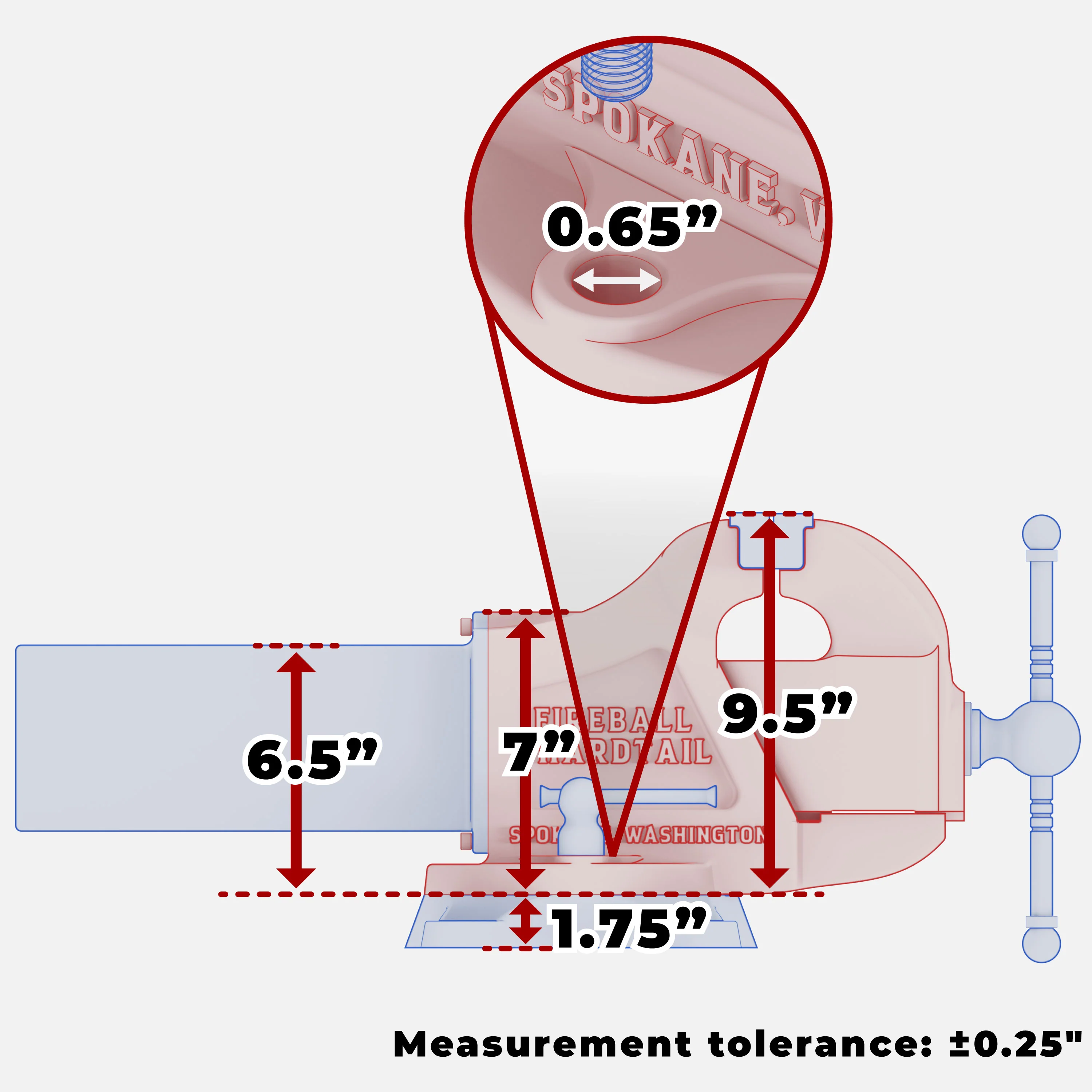 5" - Hardtail High Pressure Vise - Image 6