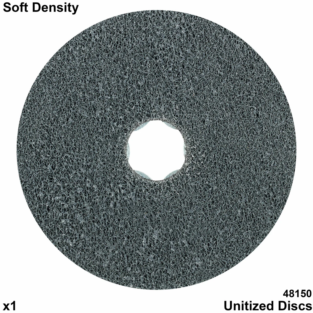 COMBICLICK® Surface Finishing Set - 4-1/2" Diameter Discs, 5/8-11 Threaded Backing Pad - Image 4