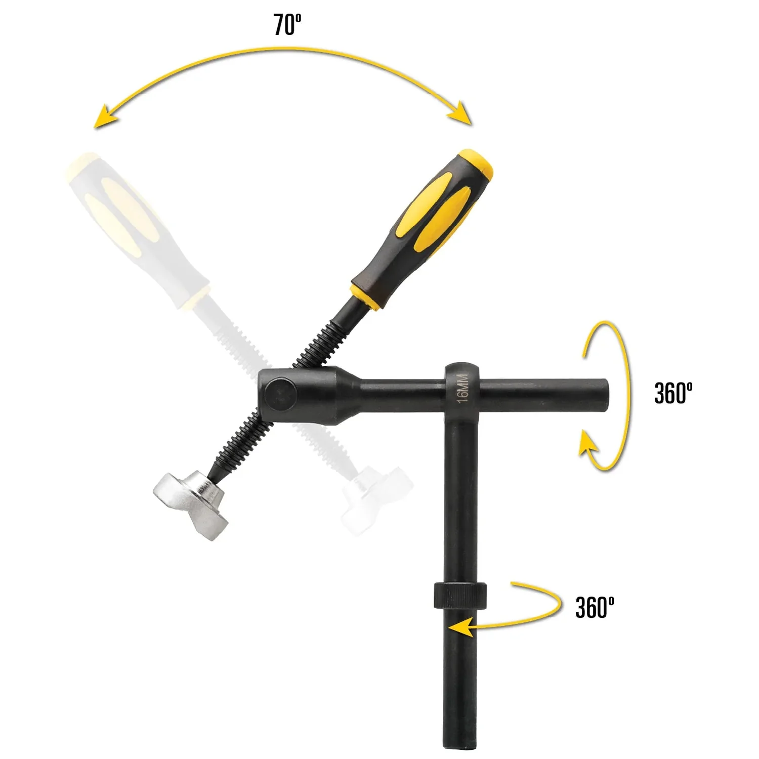 Pivoting T-Post Clamp - 16mm System - Image 4