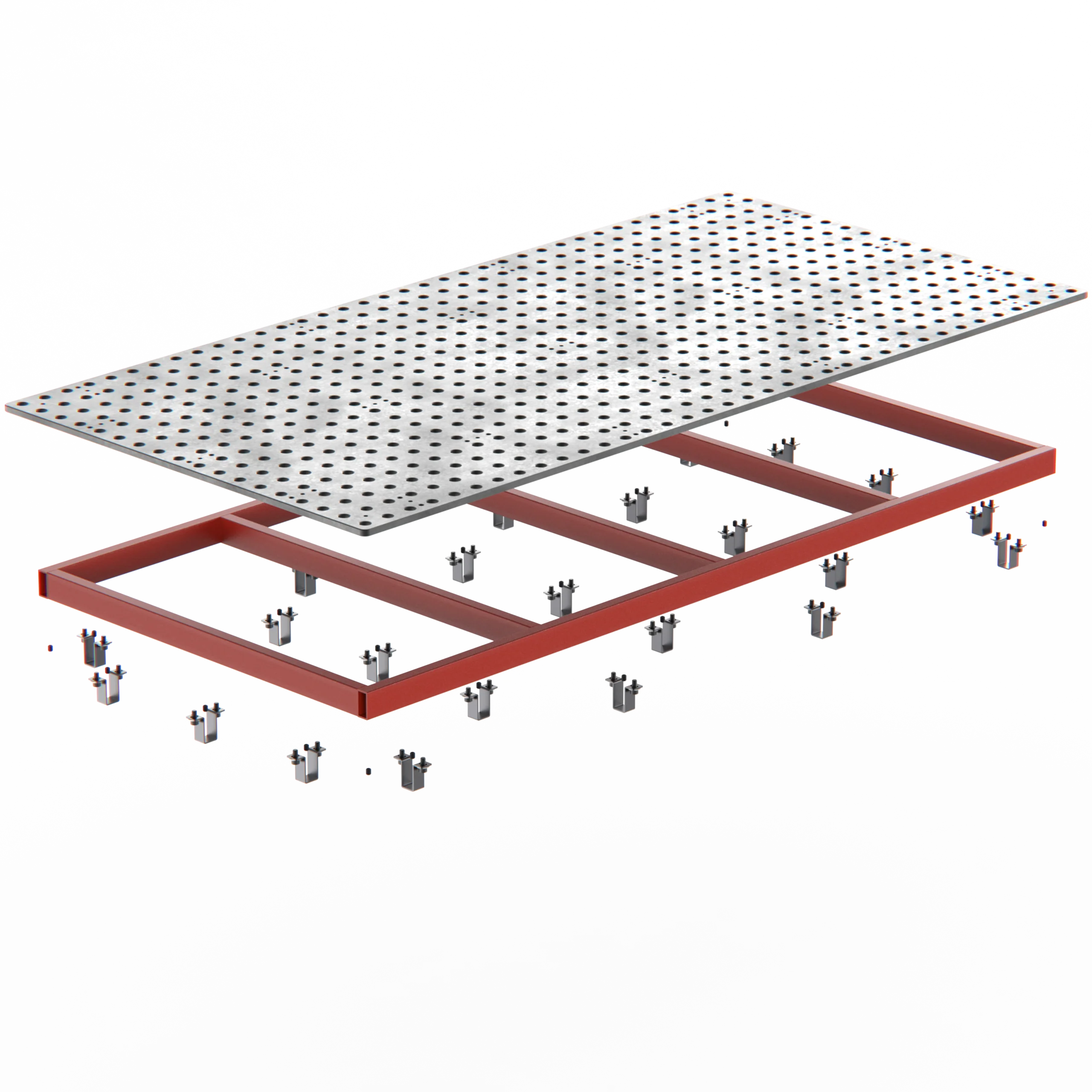Pro Welding Fixture Table Kit 6' x 3' (72" x 36" x ½") - Image 13