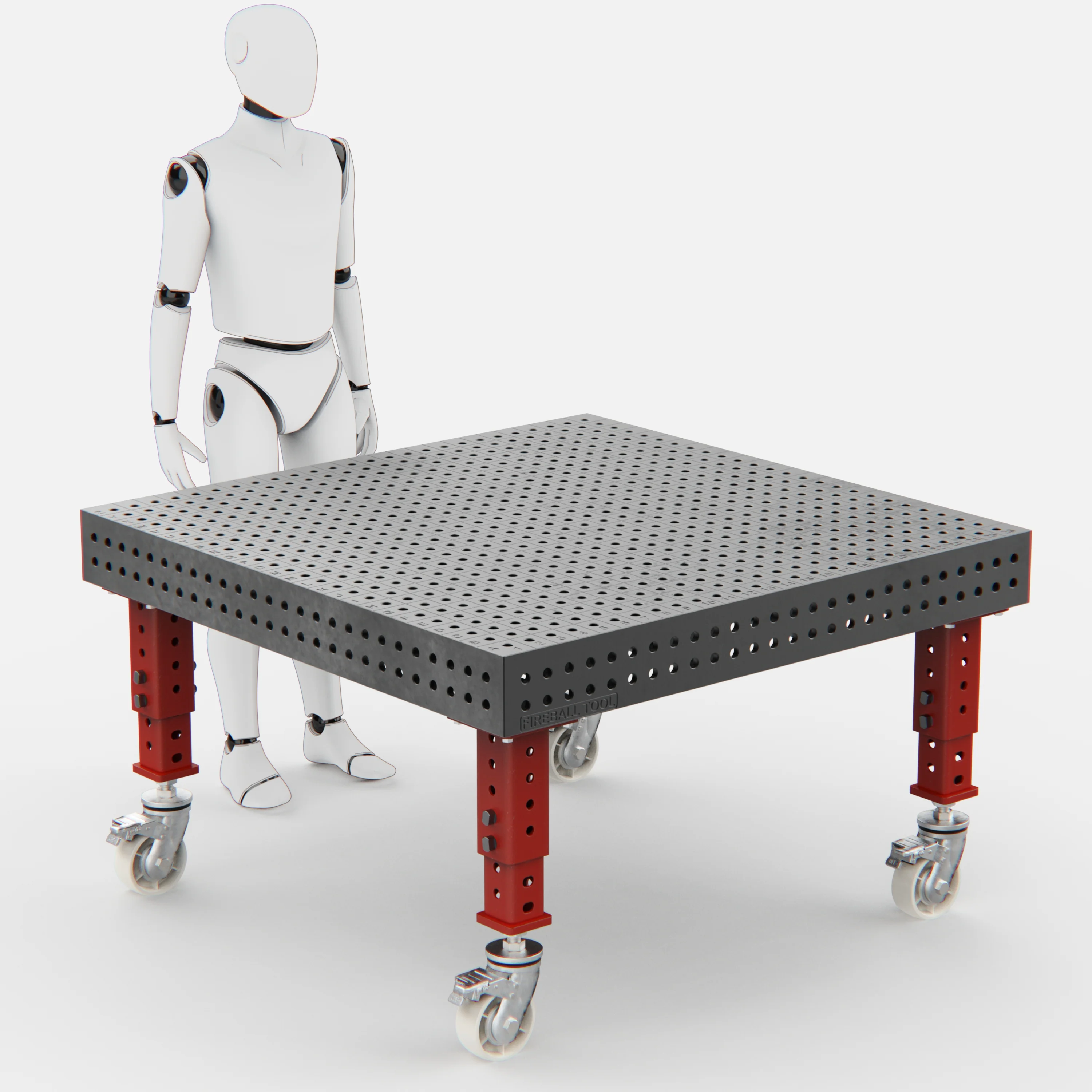 Standard Duty Welding Fixture Table 4.5' x 4.5 ' (54" x 54" x 6") (TCF) - Image 2