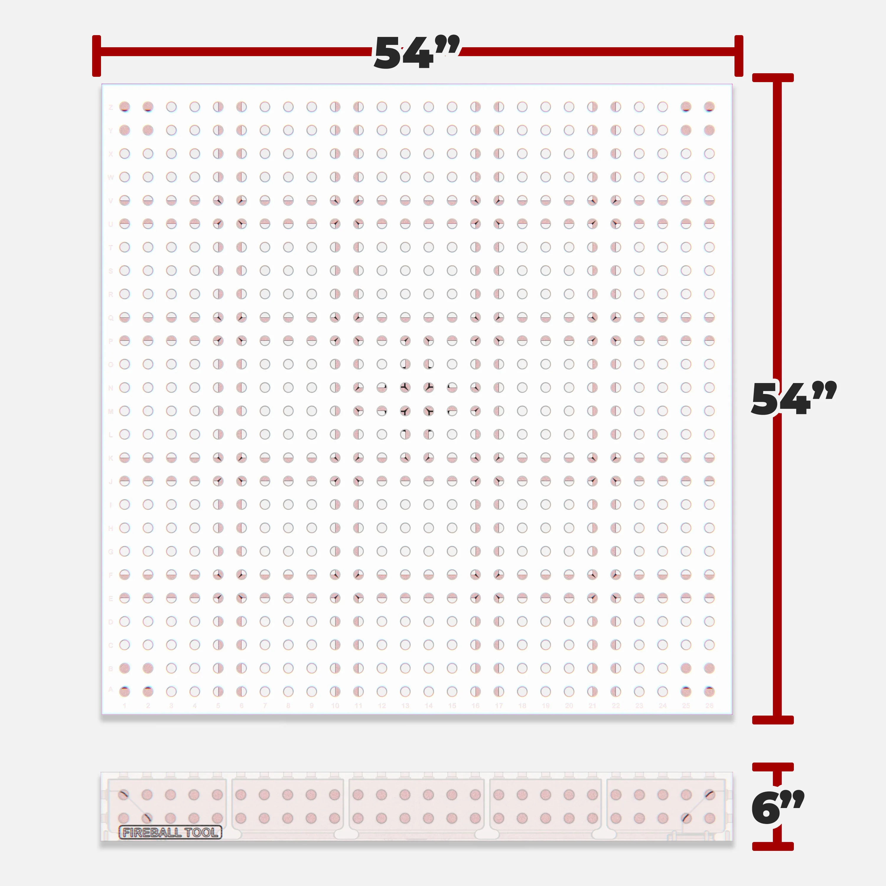 Standard Duty Welding Fixture Table 4.5' x 4.5 ' (54" x 54" x 6") (TCF) - Image 3