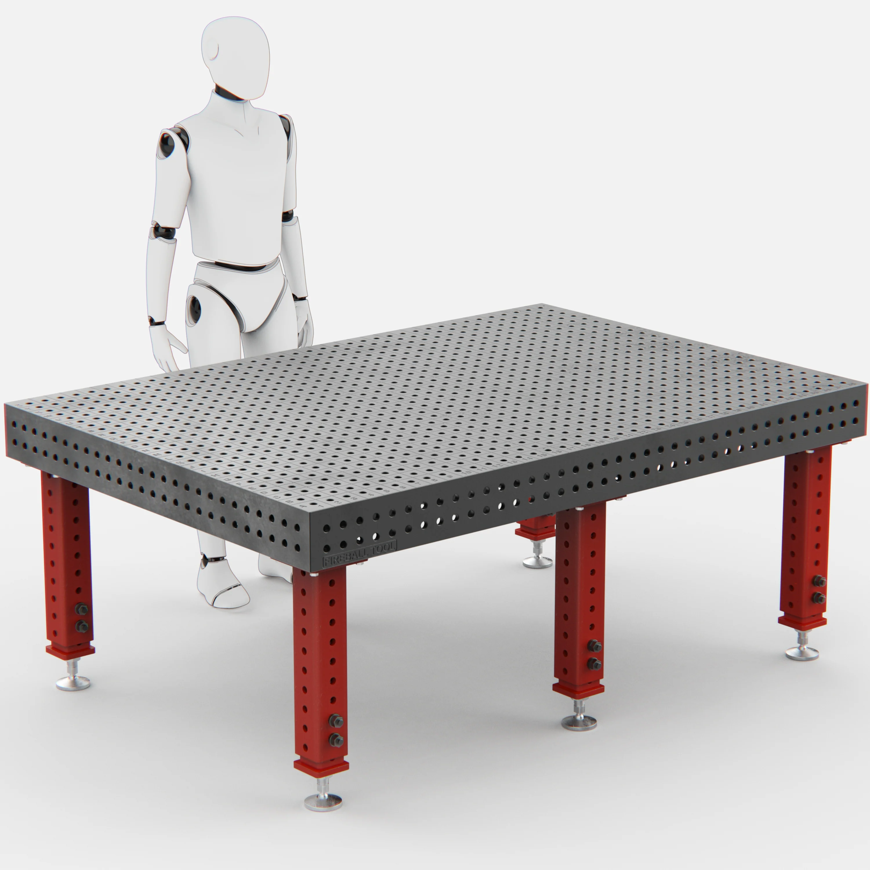 Standard Duty Welding Fixture Table 6.5' x 4.5' (78" x54" x 6") (TCF) - Image 5