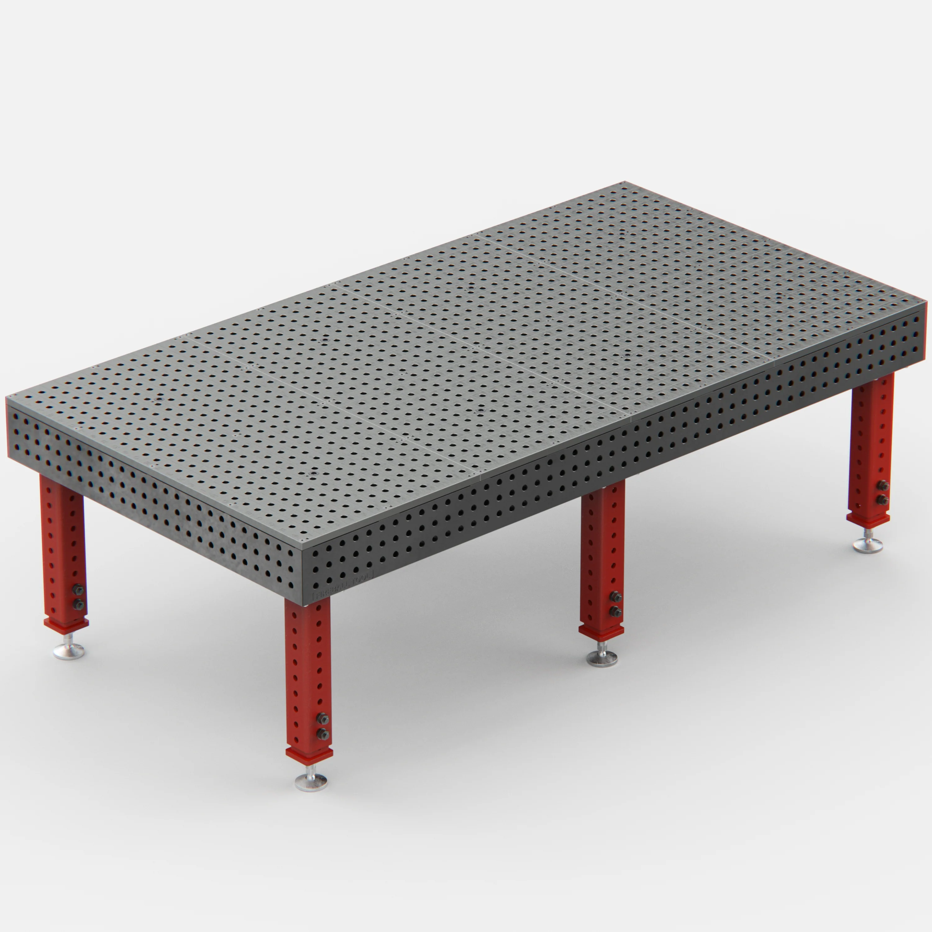Steel Top X-Frame Welding Fixture Table, (102" x 54" x 8") - Image 9