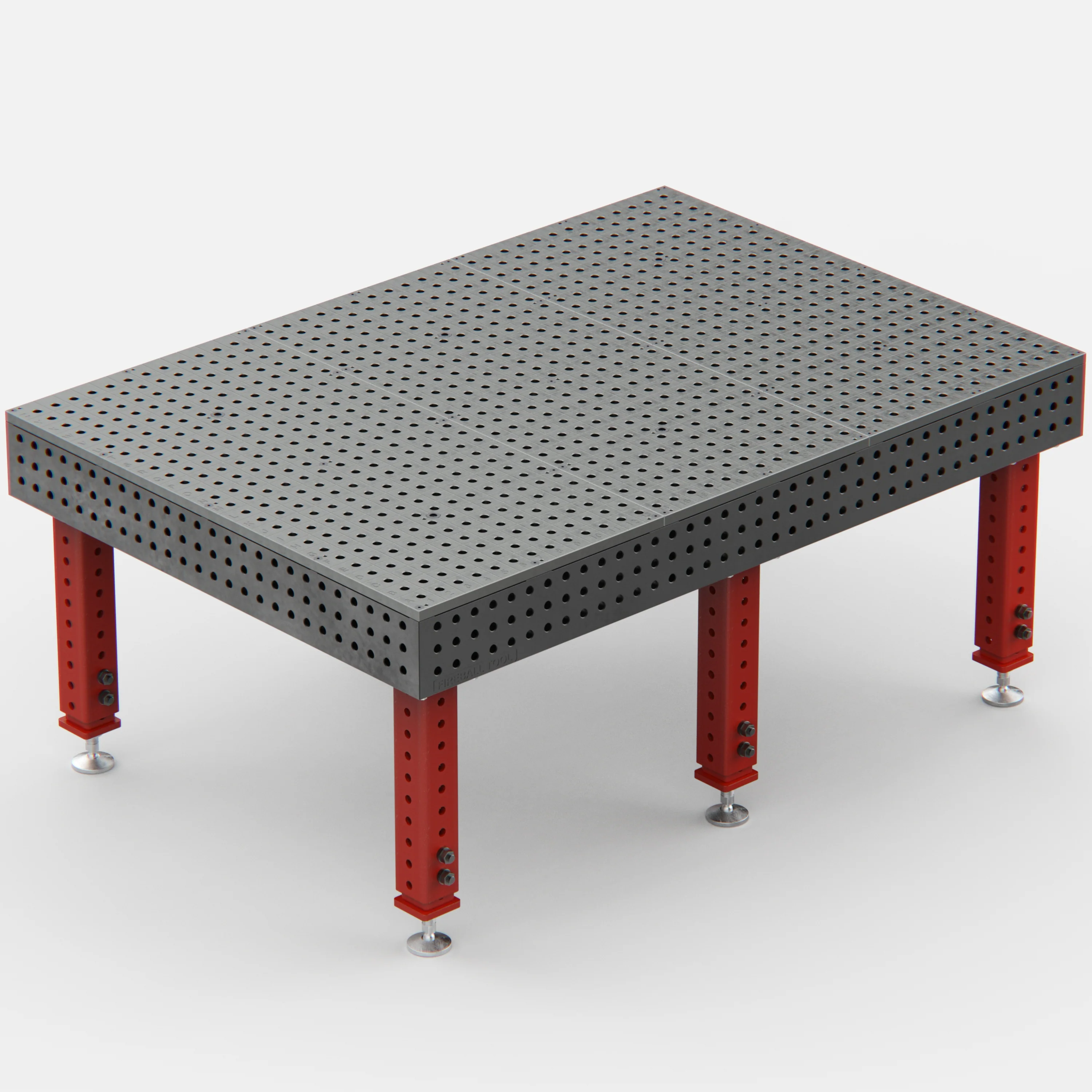 Steel Top X-Frame Welding Fixture Table, (78" x 54" x 8") - Image 5