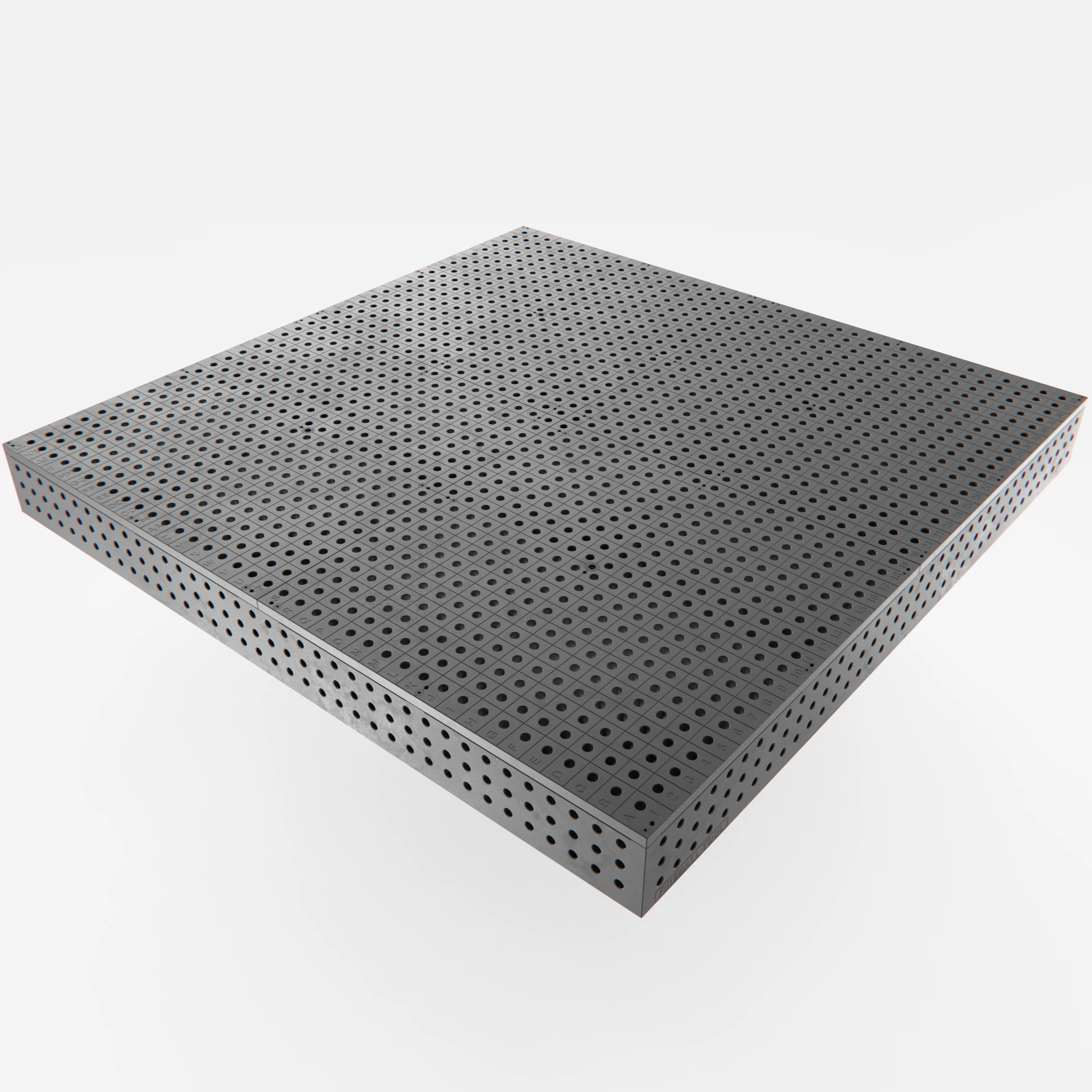 Steel Top X-Frame Welding Fixture Table, (78" x 78" x 8") - Image 5
