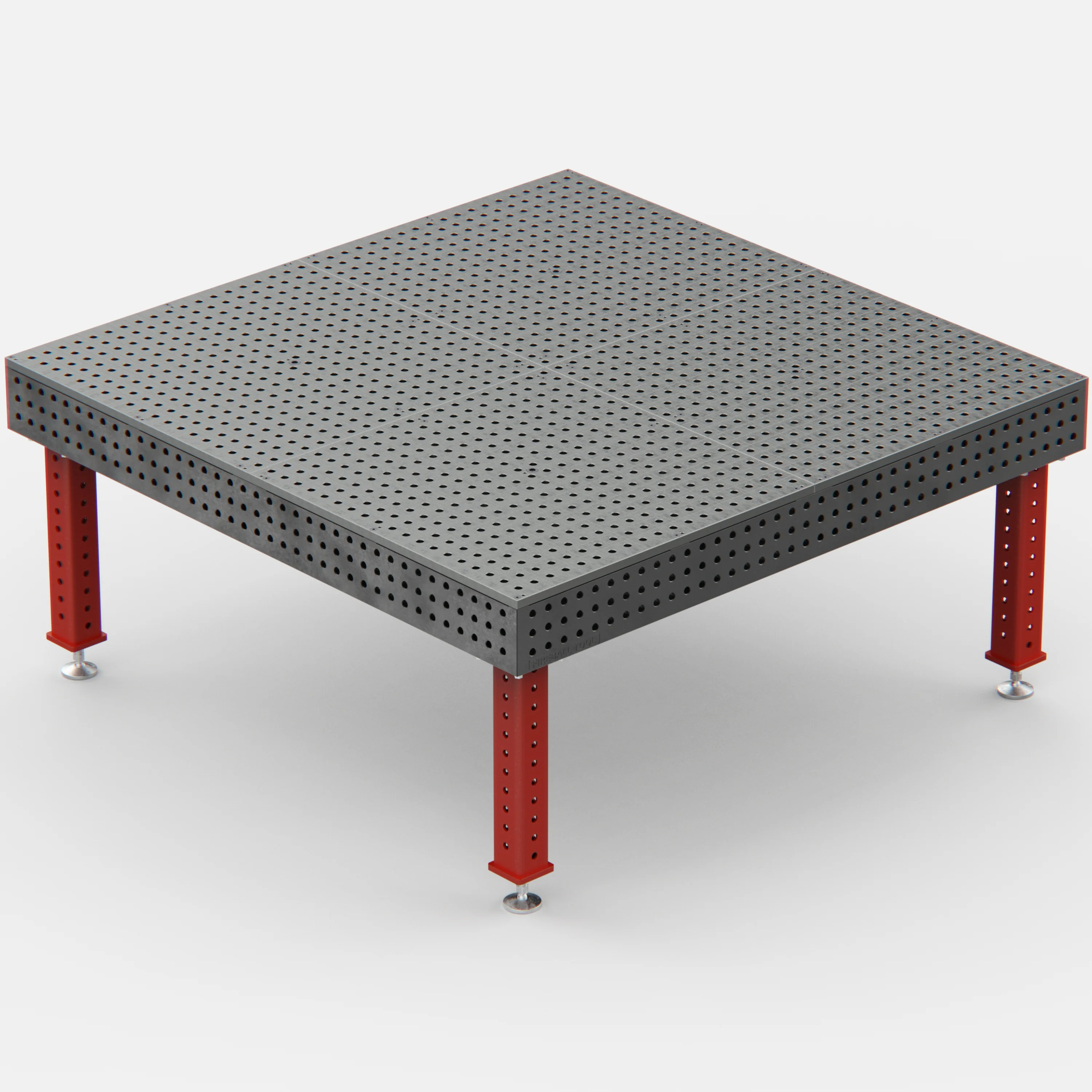 Steel Top X-Frame Welding Fixture Table, (78" x 78" x 8") - Image 9