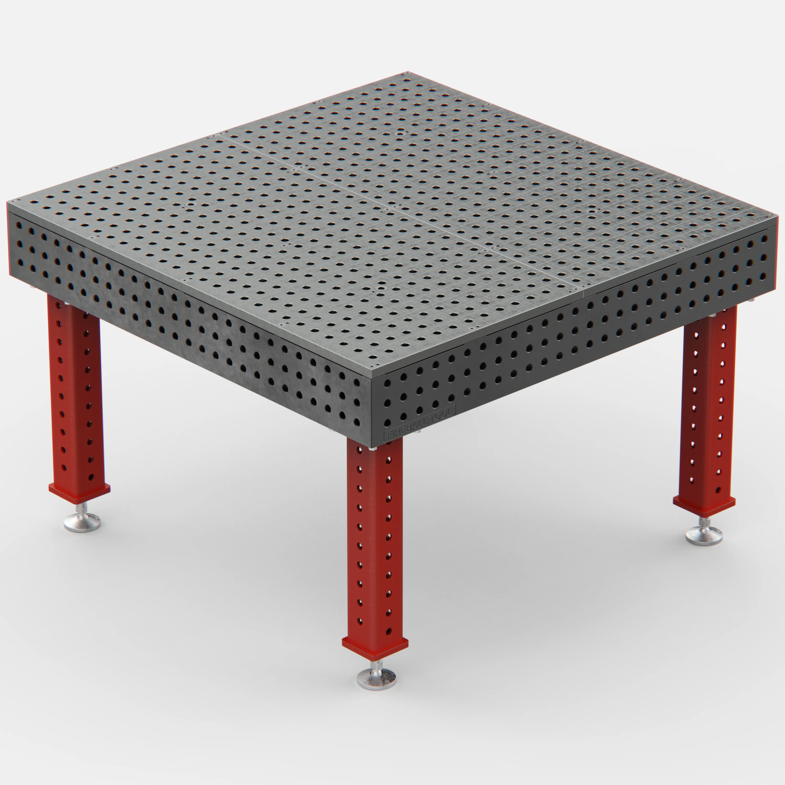 Steel Top X-Frame Welding Fixture Table, (54" x 54" x 8") - Image 5
