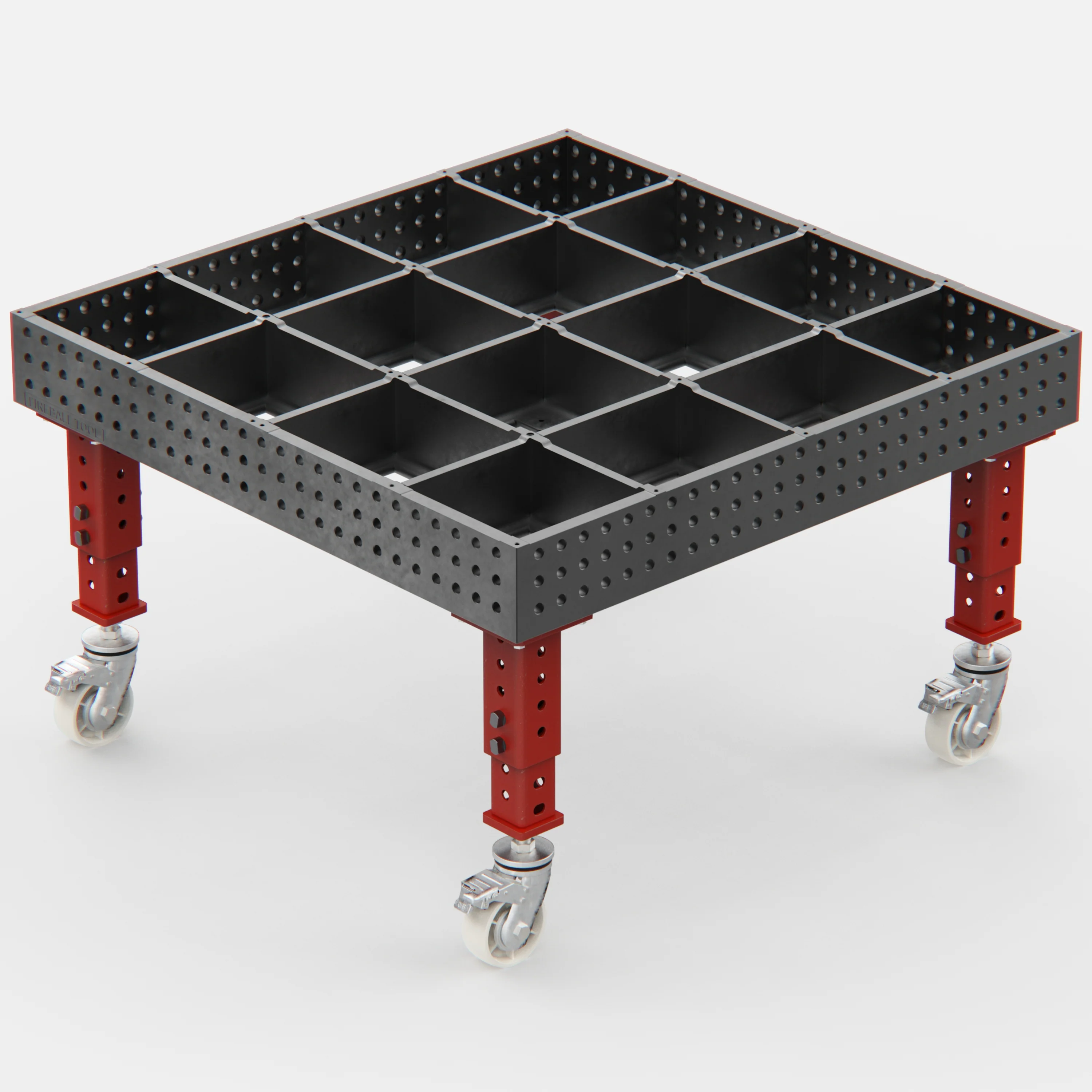 Steel Top X-Frame Welding Fixture Table, (54" x 54" x 8") - Image 9