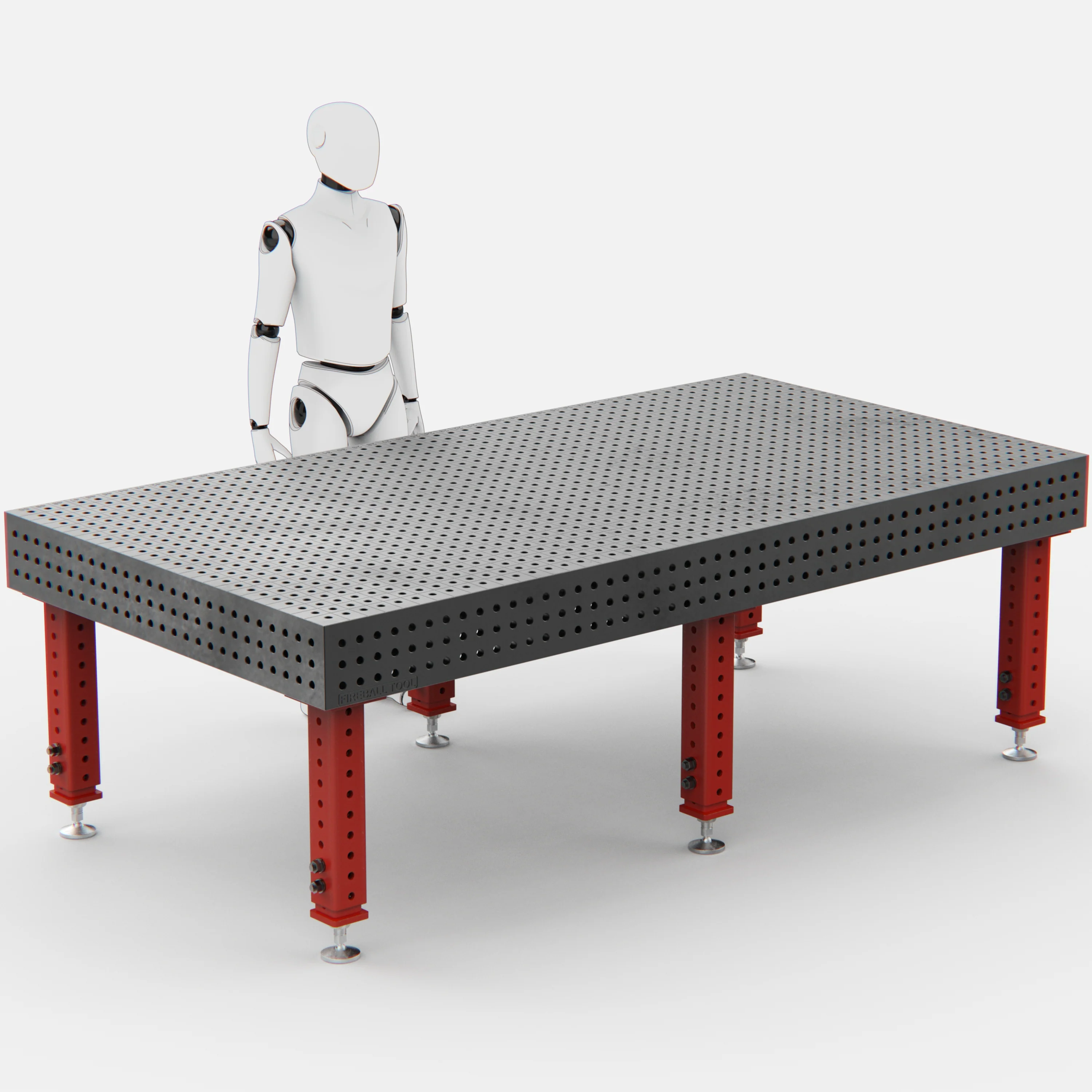 HD Welding Fixture Table, 4.5' x 8.5' (102" x 54" x 8") - Image 20