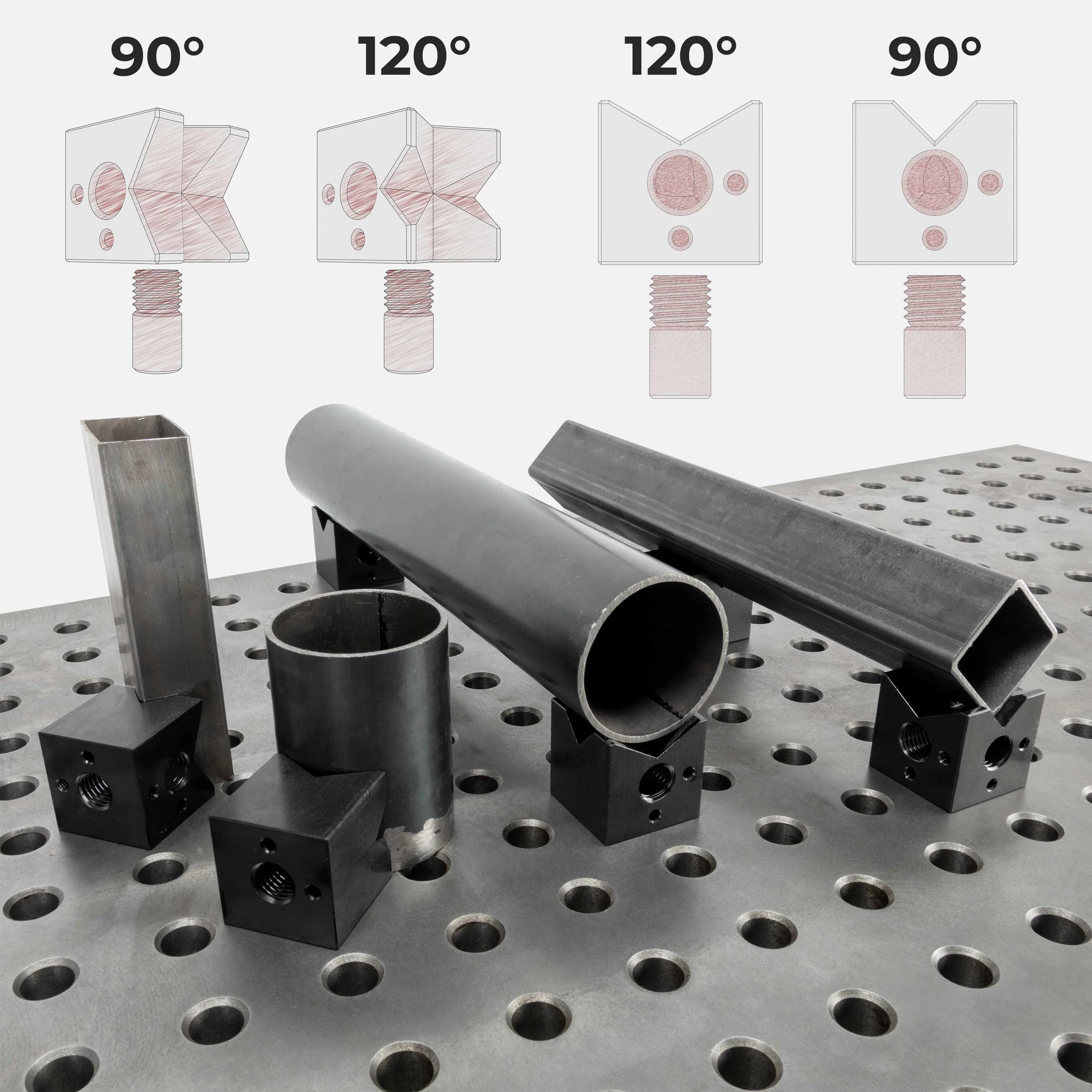 V Block, (2" x 2") EBR - 16mm System - Image 4