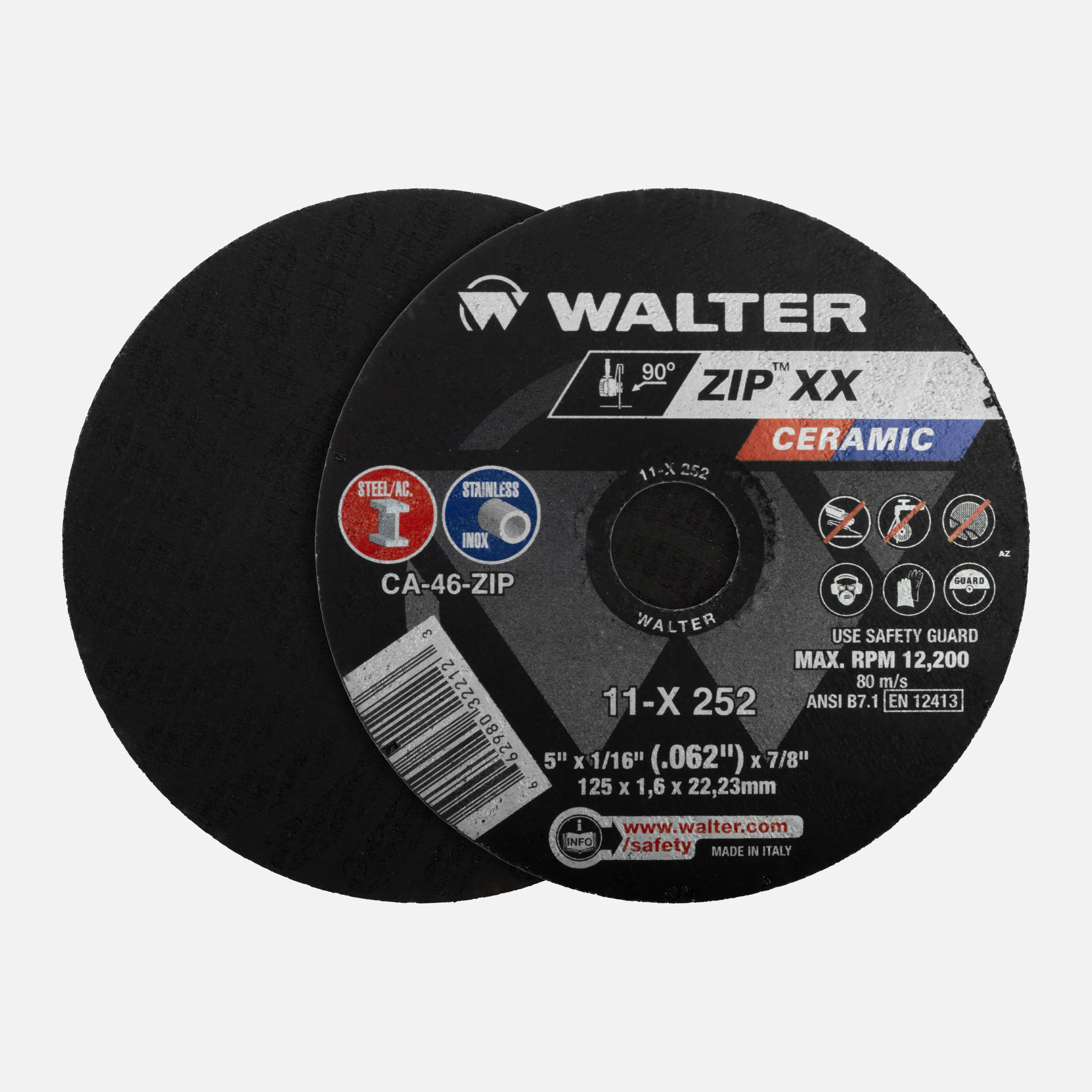 Walter Zip XX Ceramic Cut Off Wheels (5 Pack) - Image 7